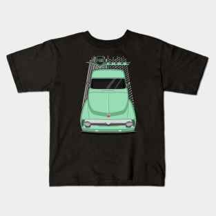 Ford F100 2nd gen - Meadowmist Green Kids T-Shirt